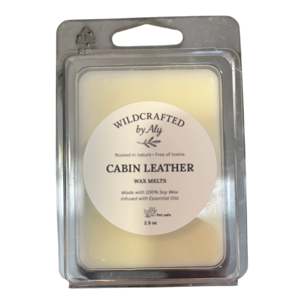 Cabin Leather Wax Melts 2.5 oz.