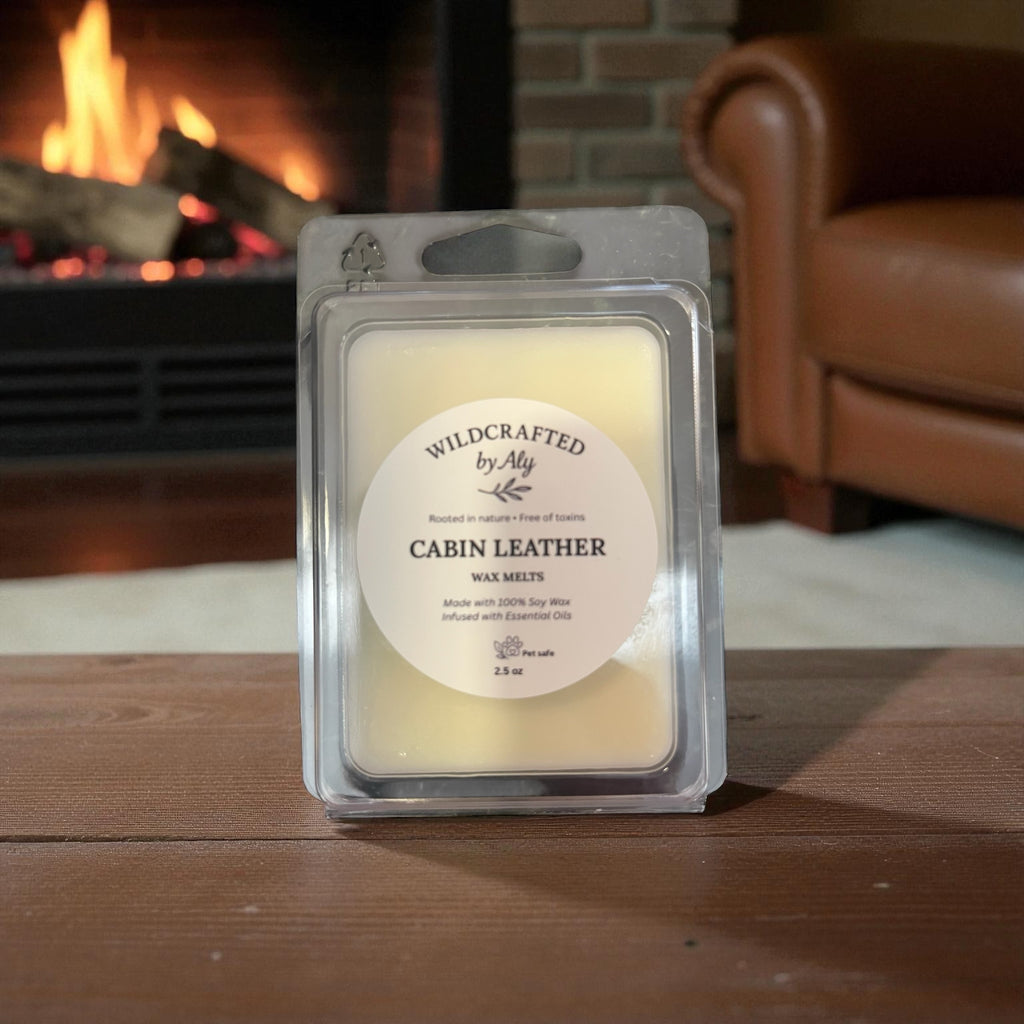 Cabin Leather Wax Melts 2.5 oz.