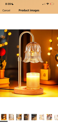 Gold Candle Lamp Warmer