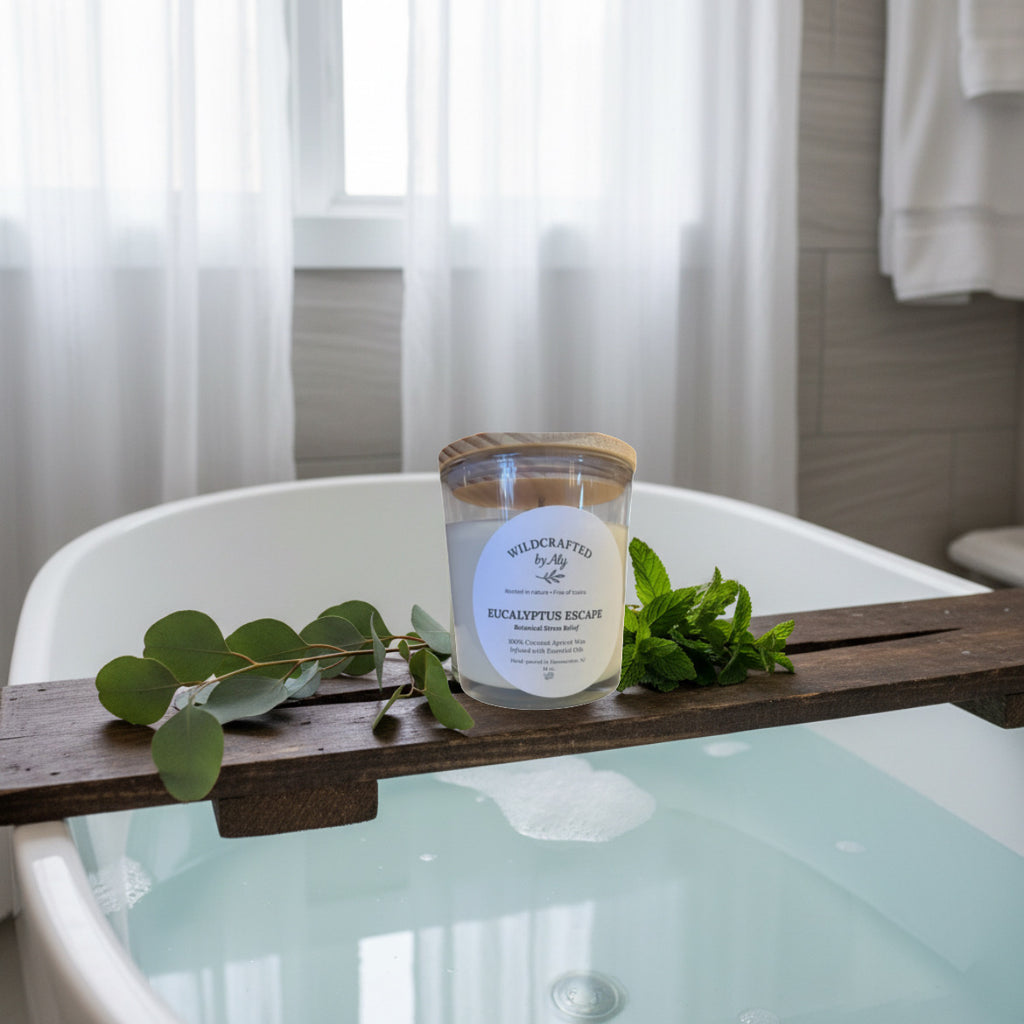 14 oz Eucalyptus Escape “Botanical Stress Relief” Candle