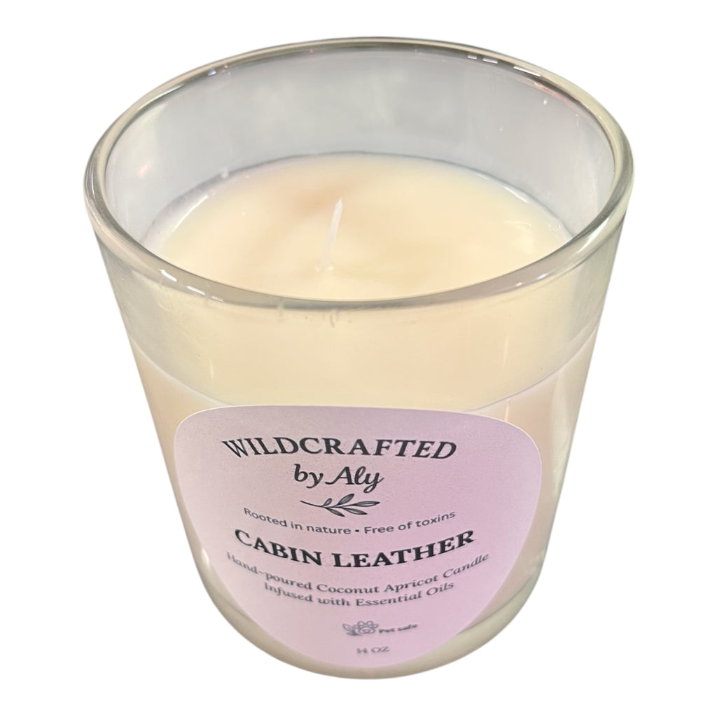 Cabin Leather Candle 14 oz.