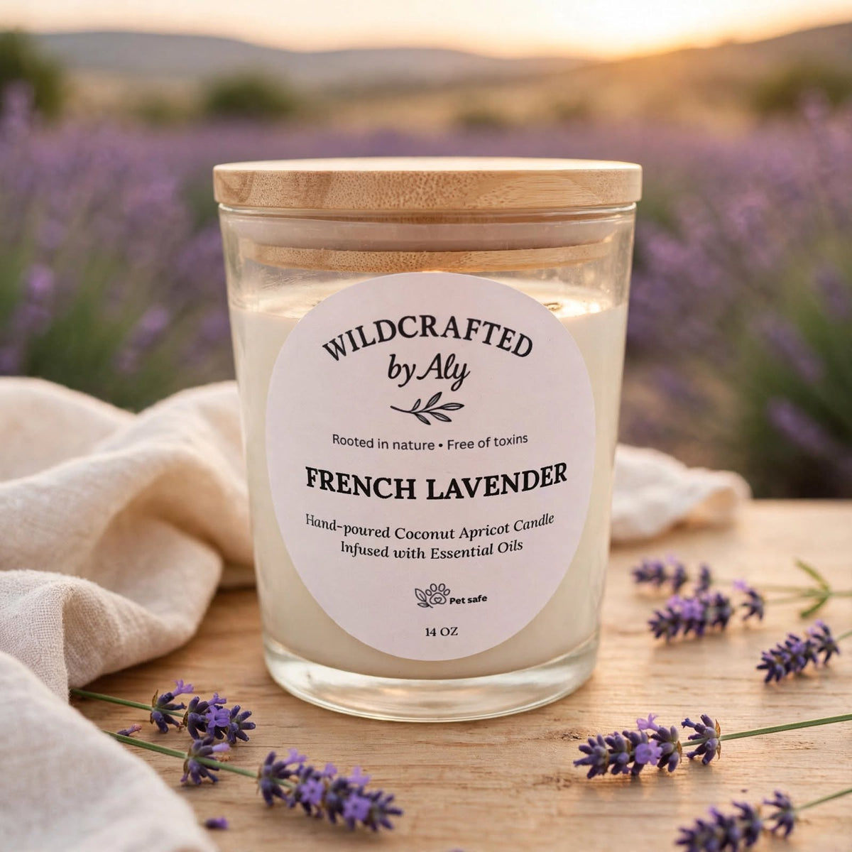 French Lavender Candle 14 oz